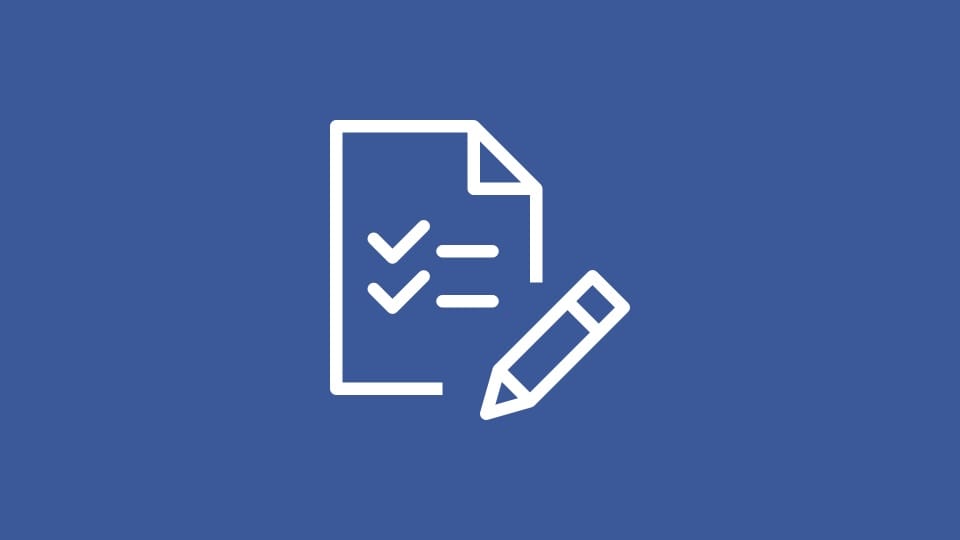 Checklist with pen icon