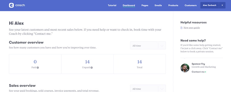 Coach Screenshot